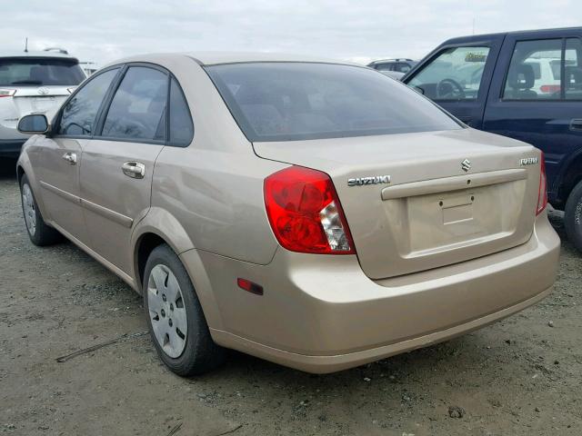 KL5JD56Z86K454947 - 2006 SUZUKI FORENZA BEIGE photo 3