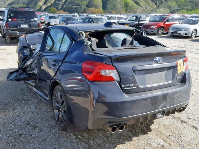 JF1VA1J61H9833573 - 2017 SUBARU WRX LIMITE GRAY photo 3