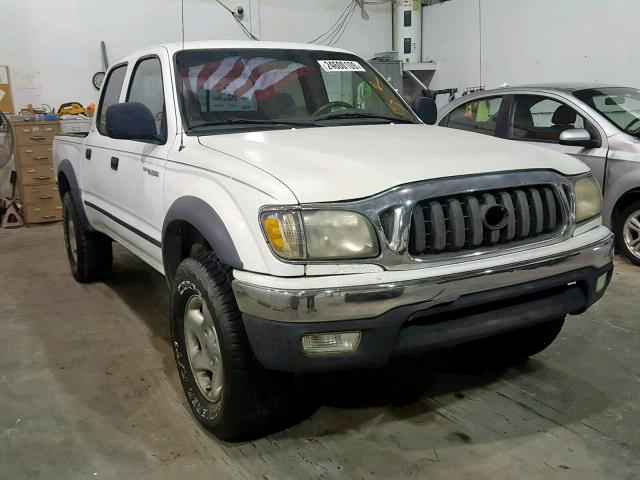 5TEGM92NX1Z754203 - 2001 TOYOTA TACOMA PRE WHITE photo 1