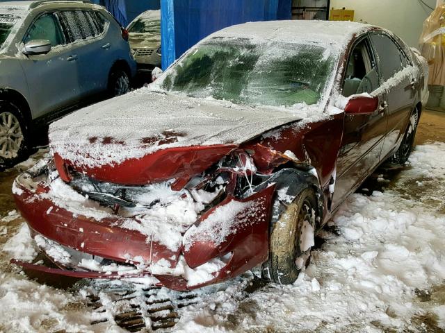 4T1BE32K25U388922 - 2005 TOYOTA CAMRY LE BURGUNDY photo 2