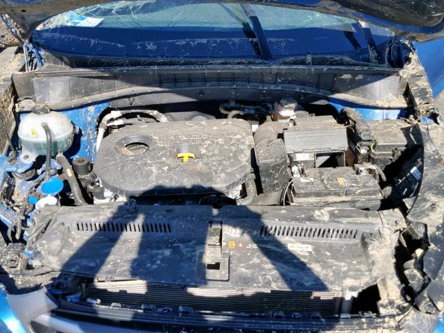 KM8J33A49HU349558 - 2017 HYUNDAI TUCSON LIM BLUE photo 7