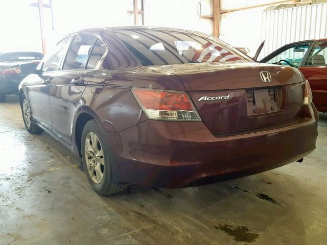 JHMCP26498C037393 - 2008 HONDA ACCORD LXP PURPLE photo 3