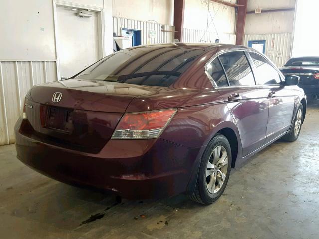 JHMCP26498C037393 - 2008 HONDA ACCORD LXP PURPLE photo 4