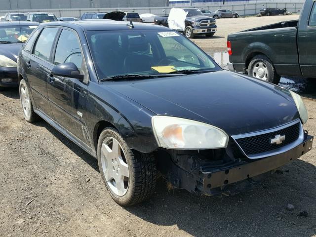 1G1ZW63146F155260 - 2006 CHEVROLET MALIBU MAX BLACK photo 1