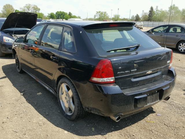 1G1ZW63146F155260 - 2006 CHEVROLET MALIBU MAX BLACK photo 3