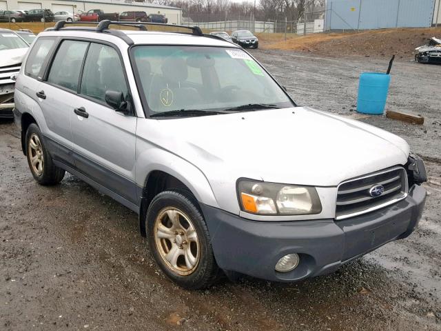 JF1SG63654H701749 - 2004 SUBARU FORESTER 2 SILVER photo 1
