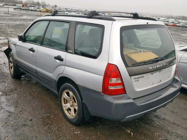 JF1SG63654H701749 - 2004 SUBARU FORESTER 2 SILVER photo 3