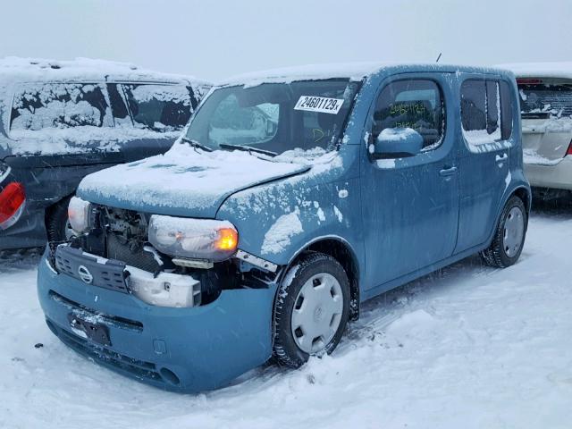 JN8AZ2KR8BT207128 - 2011 NISSAN CUBE BASE BLUE photo 2