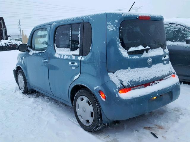 JN8AZ2KR8BT207128 - 2011 NISSAN CUBE BASE BLUE photo 3