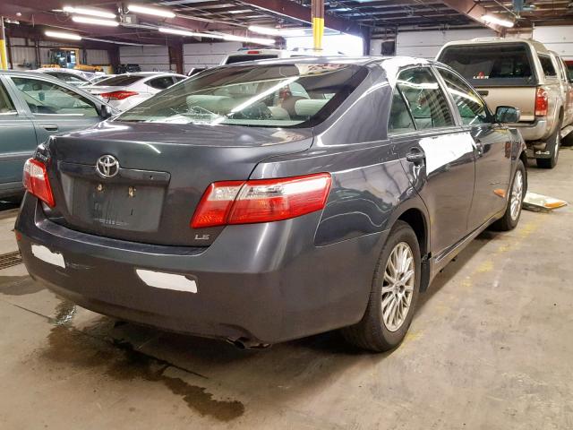 4T1BE46K19U814914 - 2009 TOYOTA CAMRY BASE GRAY photo 4