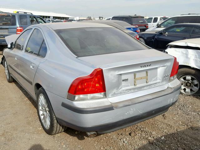 YV1RS58D222119935 - 2002 VOLVO S60 2.4T SILVER photo 3