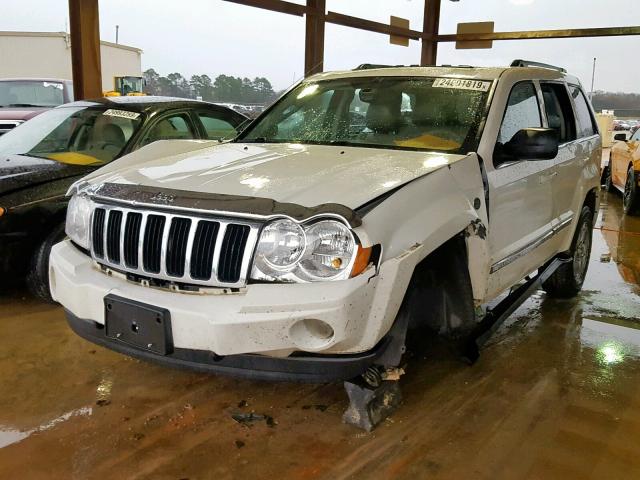 1J8HR58245C552577 - 2005 JEEP GRAND CHER WHITE photo 2