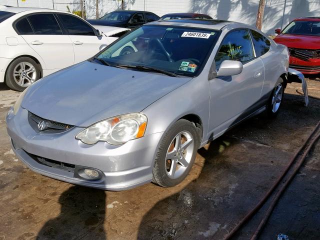 JH4DC53092C011015 - 2002 ACURA RSX TYPE-S SILVER photo 2