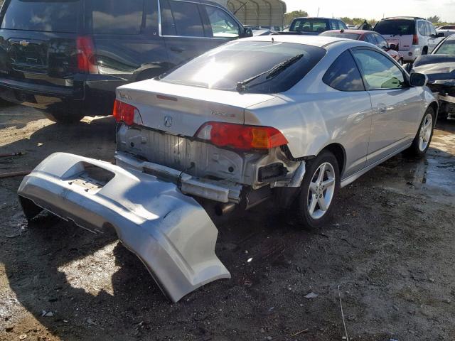 JH4DC53092C011015 - 2002 ACURA RSX TYPE-S SILVER photo 4