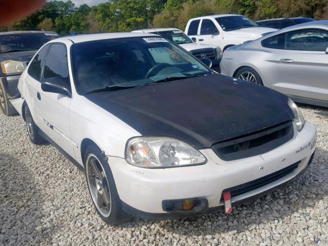 1HGEJ6225YL048108 - 2000 HONDA CIVIC DX WHITE photo 1