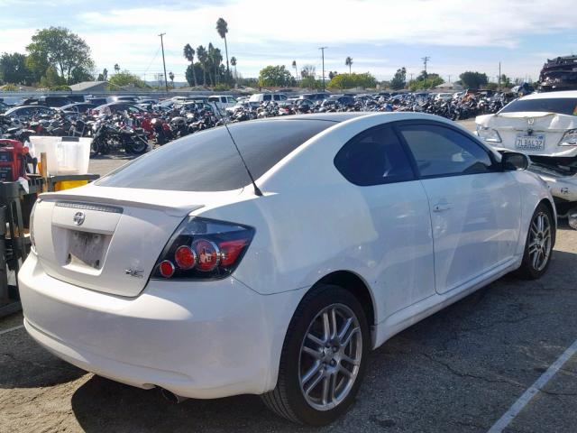 JTKDE3B72A0319991 - 2010 TOYOTA SCION TC WHITE photo 4