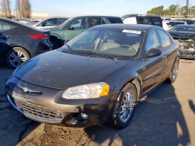 1C3EL56U31N559541 - 2001 CHRYSLER SEBRING LX BROWN photo 2