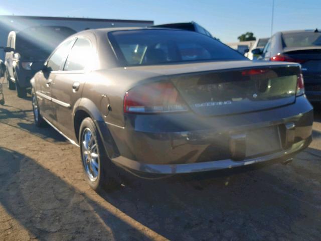 1C3EL56U31N559541 - 2001 CHRYSLER SEBRING LX BROWN photo 3