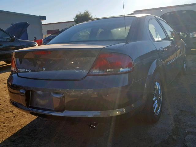 1C3EL56U31N559541 - 2001 CHRYSLER SEBRING LX BROWN photo 4