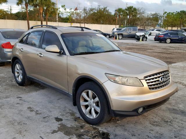 JNRAS08U44X110889 - 2004 INFINITI FX35 TAN photo 1