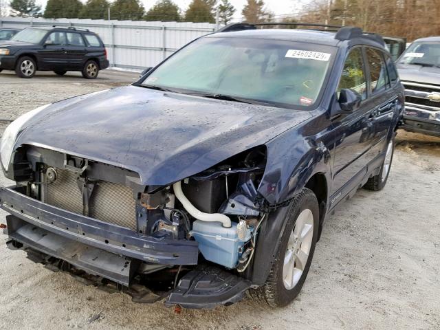 4S4BRBKC3D3215633 - 2013 SUBARU OUTBACK 2. BLUE photo 2