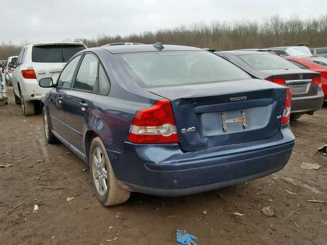 YV1MS382372301504 - 2007 VOLVO S40 2.4I BLUE photo 3