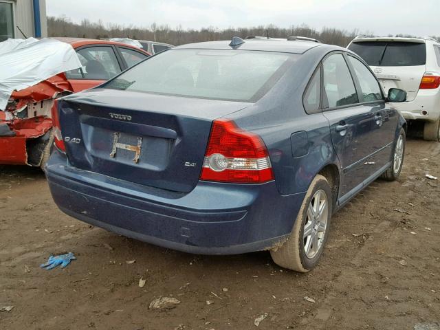 YV1MS382372301504 - 2007 VOLVO S40 2.4I BLUE photo 4