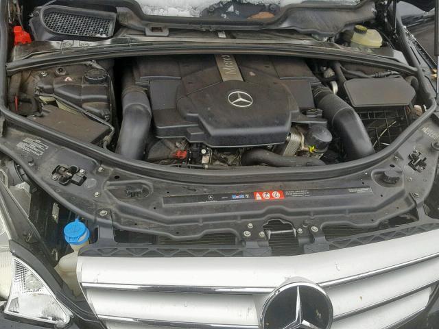 4JGCB75E86A001044 - 2006 MERCEDES-BENZ R 500 BLACK photo 7