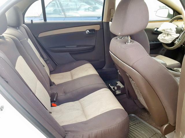 1G1ZC5E16BF332093 - 2011 CHEVROLET MALIBU 1LT 白色 照片 6