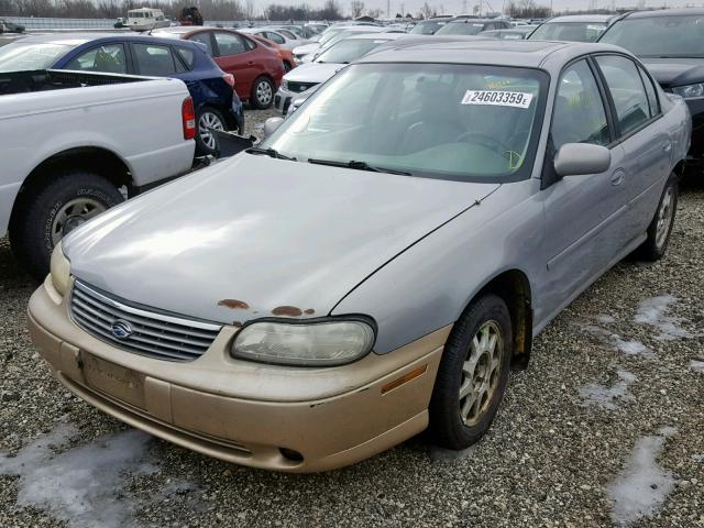1G1NE52MXX6212294 - 1999 CHEVROLET MALIBU LS Сұр фото 2