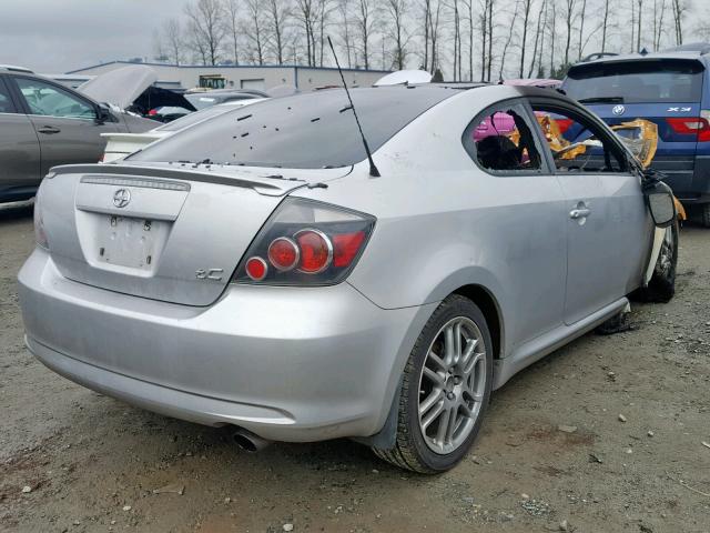 JTKDE167180271134 - 2008 SCION TC SILVER photo 4