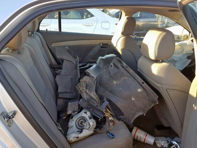 1G1ZH57B79F180486 - 2009 CHEVROLET MALIBU 1LT SILVER photo 6