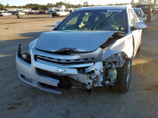 1G1ZH57B79F180486 - 2009 CHEVROLET MALIBU 1LT SILVER photo 9