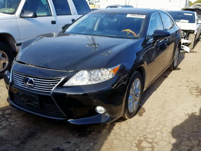 JTHBW1GG7D2024725 - 2013 LEXUS ES 300H BLACK photo 2