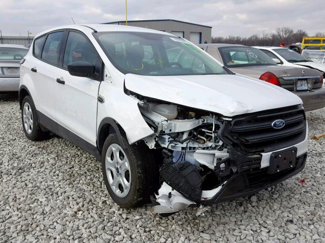 1FMCU0F75JUB08397 - 2018 FORD ESCAPE S WHITE photo 1