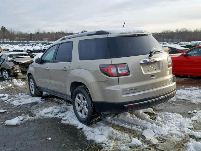 1GKKVPKD5FJ278791 - 2015 GMC ACADIA SLE GOLD photo 3