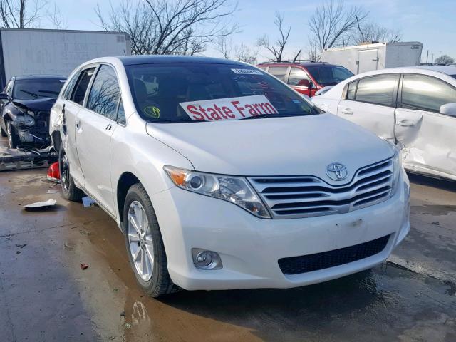 4T3ZA3BB1AU036331 - 2010 TOYOTA VENZA BASE WHITE photo 1