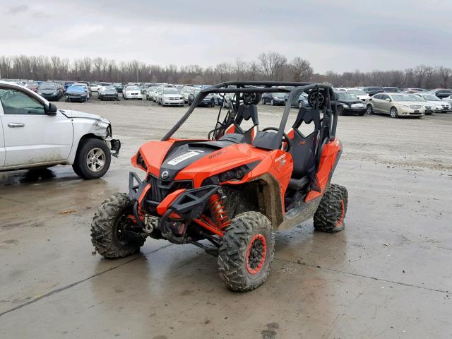 3JBPXAP21FJ000915 - 2015 CAN-AM MAVERICK 1 ORANGE photo 2