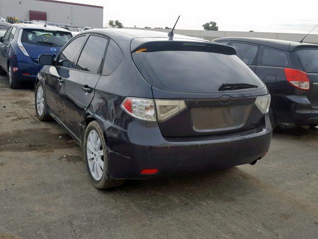 JF1GH74608G802569 - 2008 SUBARU IMPREZA WR GRAY photo 3