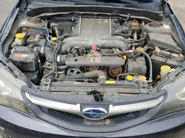 JF1GH74608G802569 - 2008 SUBARU IMPREZA WR GRAY photo 7