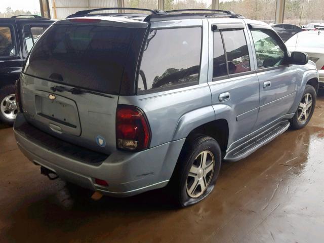 1GNDS13S862305670 - 2006 CHEVROLET TRAILBLAZE BLUE photo 4