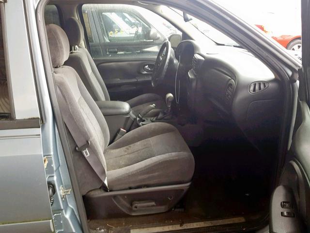 1GNDS13S862305670 - 2006 CHEVROLET TRAILBLAZE BLUE photo 5