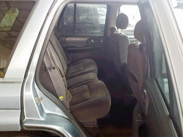 1GNDS13S862305670 - 2006 CHEVROLET TRAILBLAZE BLUE photo 6