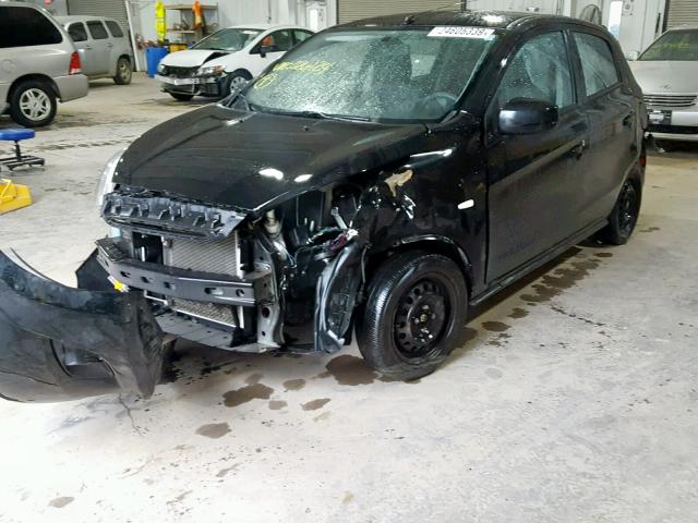 ML32A3HJ3EH026124 - 2014 MITSUBISHI MIRAGE DE BLACK photo 2