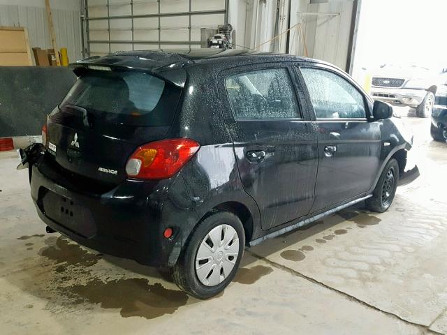 ML32A3HJ3EH026124 - 2014 MITSUBISHI MIRAGE DE BLACK photo 4