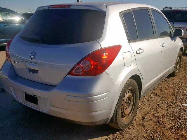 3N1BC13E29L439930 - 2009 NISSAN VERSA S SILVER photo 4