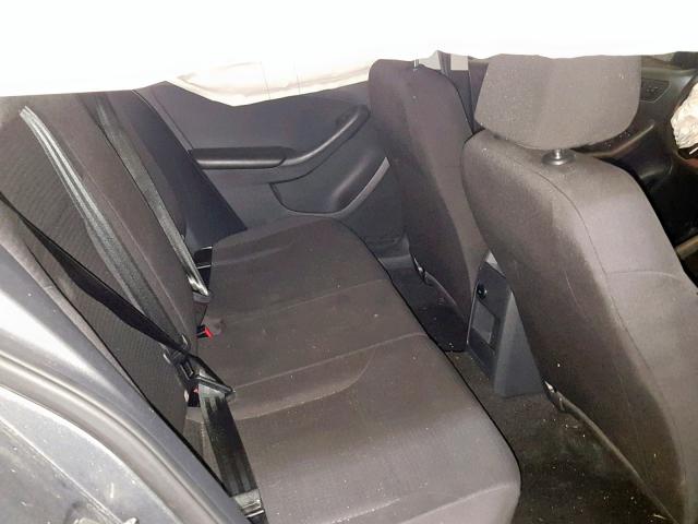 3VW2K7AJ8FM307583 - 2015 VOLKSWAGEN JETTA BASE GRAY photo 6