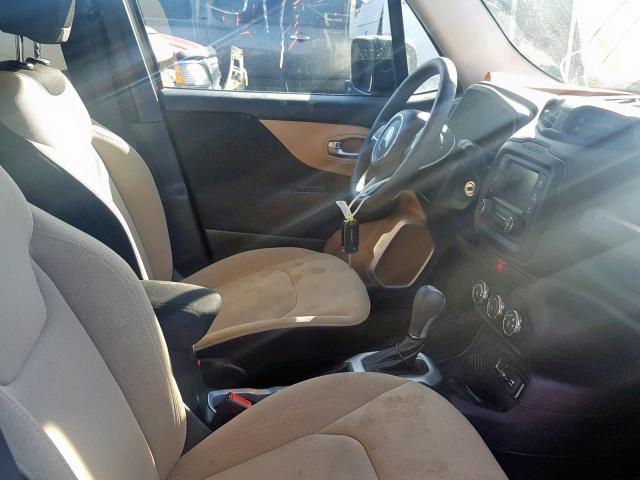 ZACCJAAT1FPB95831 - 2015 JEEP RENEGADE S 奶油色 照片 5