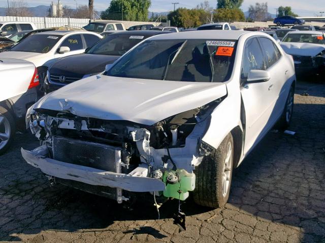 1G11C5SL8FF348899 - 2015 CHEVROLET MALIBU 1LT WHITE photo 2