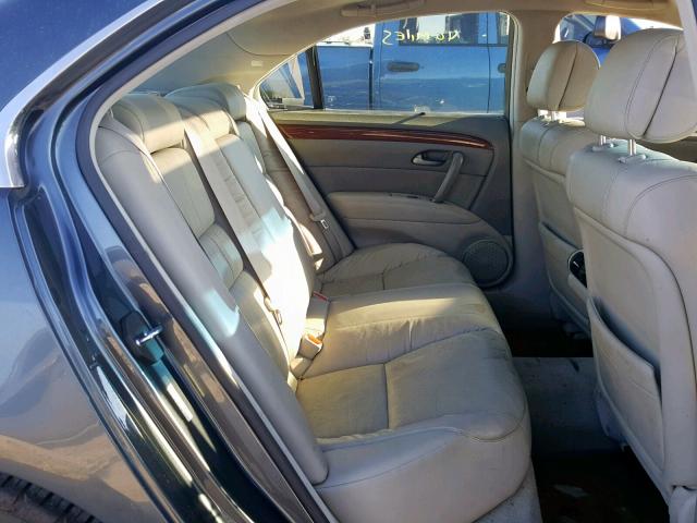 JH4KB16595C002409 - 2005 ACURA RL GRAY photo 6